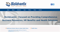 Desktop Screenshot of bizadvantix.com